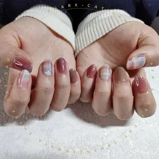 ネイル サメ猫 マーヤのネイルデザイン