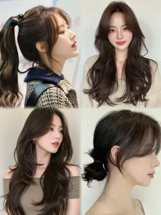 パーマ ﾓ ﾓのヘアスタイル