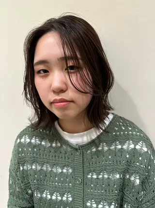 ミディアム MODE K's eau松下仁美のヘアスタイル