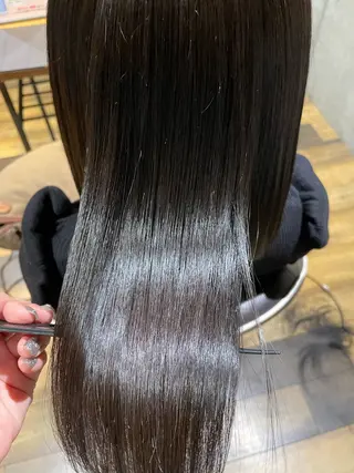 セミロング 大 場のヘアスタイル