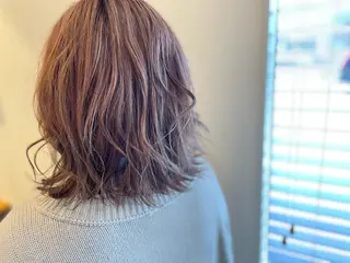 ミディアム カラー 髪質改善専門 いしだあきひろのヘアスタイル