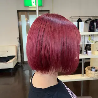 ショート カラー 編み込みエクステ/ ハイトーン りょすけのヘアスタイル