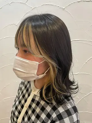 カラー 【店長】インナー指名 No.1戸塚優思のヘアスタイル