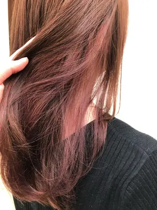 セミロング カラー 艶カラー🌙縮毛矯正 /ボブ【Reina】のヘアスタイル