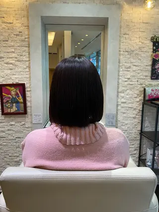 ミディアム enny 清澄白河所属・石坂 るみなのヘアスタイル