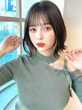 ミディアム カラー 市原 大翼のヘアスタイル
