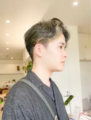ショート パーマ メンズ 似合わせカット🫧 /パーマRINAのヘアスタイル