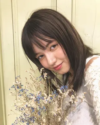 セミロング カラー パーマ ヘアアレンジ O/ODER (official)のヘアスタイル