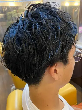 パーマ メンズ ヘアーデザイン ククイ所属・【緩パン】イトウ シンゴのヘアスタイル