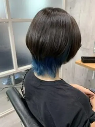 セミロング カラー newi 赤羽のヘアスタイル