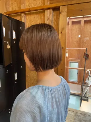 ミディアム ボブ/ショートカット モデル急募🫧あずみのヘアスタイル