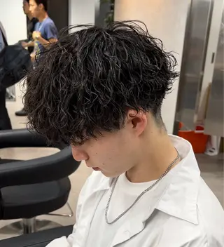 パーマ メンズ 新世代パーマ⚡️ の達人トモ⚡️のヘアスタイル