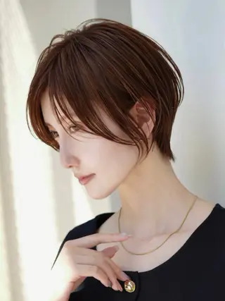 ショート カラー 髪質改善カラー ショートボブ専門のヘアスタイル