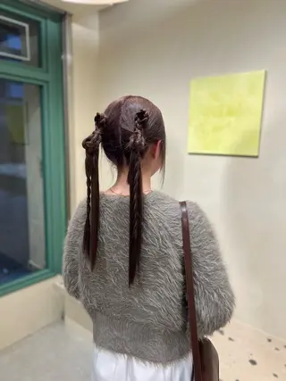 ロング 佐川 雪月のヘアスタイル