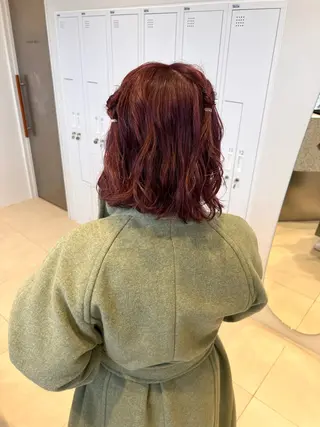 ショート カラー レイヤー:透けカラー :髪質改善🌼✨のヘアスタイル