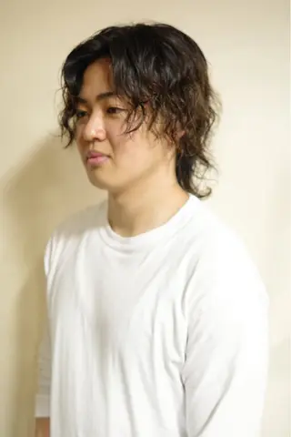 ミディアム パーマ メンズ boucle所属・浅岡 昭汰のヘアスタイル