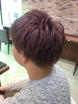 カラー メンズ 一ノ瀬 蘭のヘアスタイル
