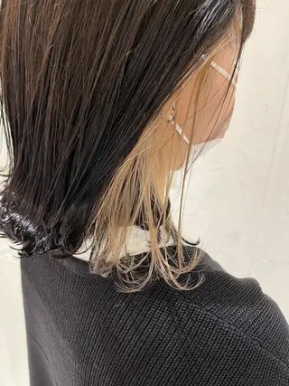 ミディアム BRIDGE HAIR所属・BRIDGE あきらのヘアスタイル