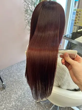 ロング カラー 髪質改善Bonheur川西所属・ノンダメージ ✂︎竹村まどかのヘアスタイル