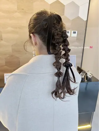 ヘアアレンジ Well所属・sato harunaのヘアスタイル