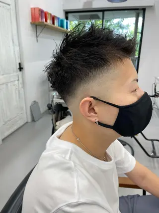 ショート 森本裕/オーナー/ スパイラルパーマのヘアスタイル