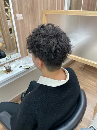 ショート パーマ メンズ 【ヘアディレクター】 りくのヘアスタイル