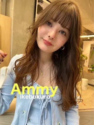 カラー 韓国風パーマ/ 韓国ヘア/大森千寛のヘアスタイル