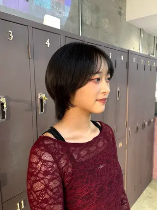 ショート 宮崎 わか菜/透明感カラーのヘアスタイル