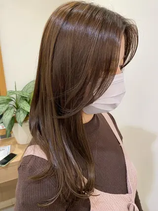 セミロング カラー マツモト カラー/ショートボブのヘアスタイル