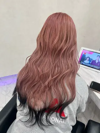 ロング 韓国風🫧艶カラー 💟ran💟のヘアスタイル