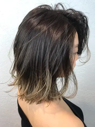 ショート カラー デザインカラー🌈 高木リョウのヘアスタイル