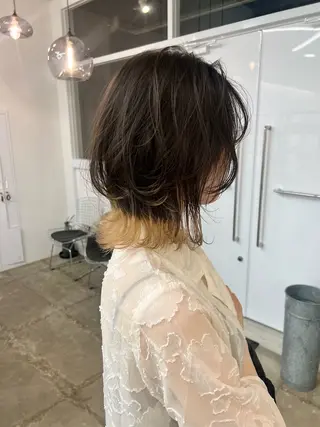 ミディアム 近藤 千裕のヘアスタイル