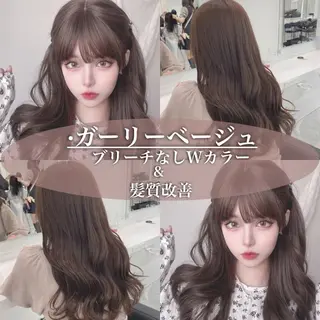ミディアム 大人っぽ上品🤍韓国 レイヤー🤍ふうがのヘアスタイル