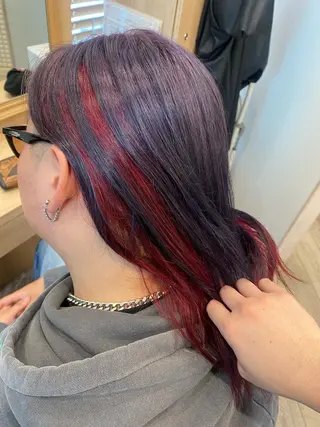 カラー マツモト カラー/ショートボブのヘアスタイル