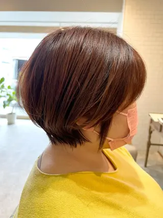 ショート ぱつボブ/ ショート/YUKIのヘアスタイル