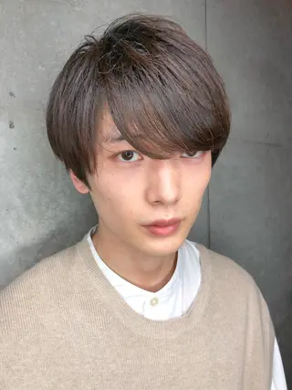 ショート メンズ🍃ナチュラル 韓国風ヘアRENのヘアスタイル