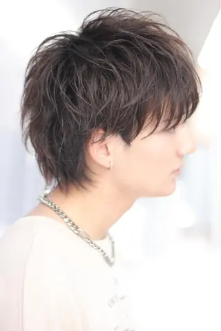 ミディアム カラー パーマ メンズ coo et fuu所属・根津、表参道2店舗 店長　内見 加瑞磨のヘアスタイル