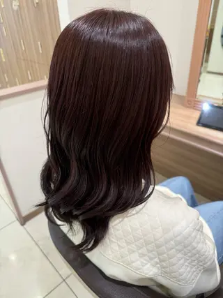 ミディアム カラー 柿崎 浩美のヘアスタイル