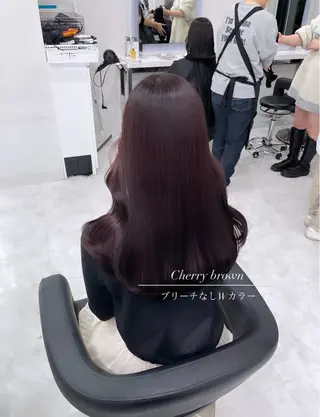 セミロング カラー ヘアアレンジ Ella所属・nana【艶髪】/ レイヤー/縮毛矯正のヘアスタイル