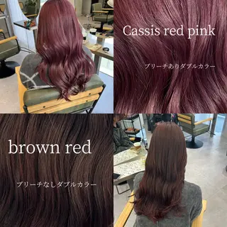 ロング カラー aoi/暖色カラー/ プツッとボブ🎀のヘアスタイル