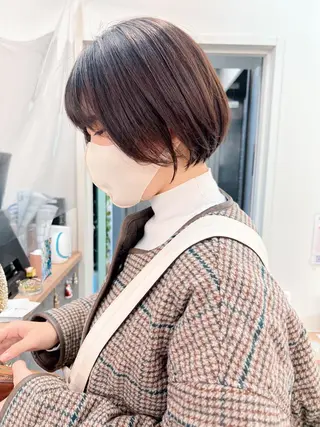 ショート カラー カット特化柏駅 徒歩3分LOUのヘアスタイル