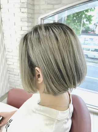 ショート カラー 【髪質改善×カラー】 QUALIS沓掛貴浩のヘアスタイル