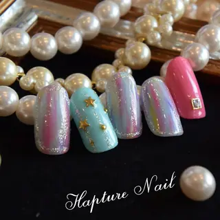 ミディアム ショート キッズ ネイル m- Hiroのネイルデザイン