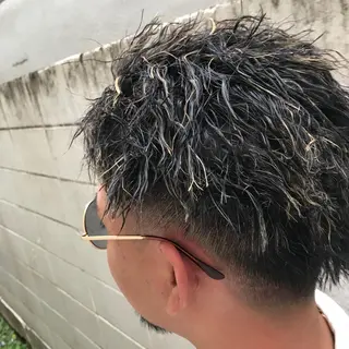 ショート カラー パーマ メンズ メンズ特化 TAKUYAのヘアスタイル