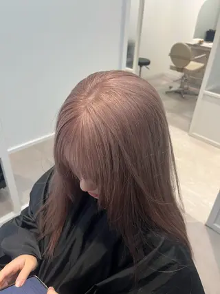 ロング カラー みう/仙台/暖色/ 艶髪/顔周りカットのヘアスタイル