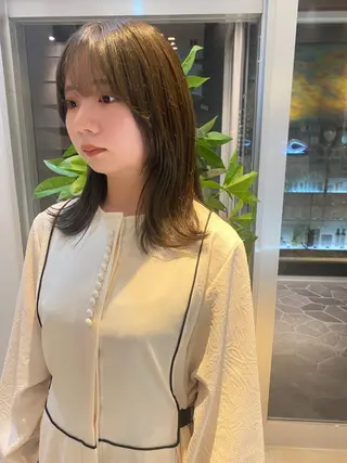 セミロング カラー nambu-GARDEN所属・上田 昂雅のヘアスタイル