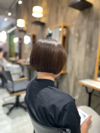 ミディアム 三好 祐希のヘアスタイル