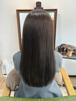 ロング 柴田 優奈のヘアスタイル