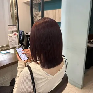 ミディアム 兒玉/透明感カラー 髪質改善のヘアスタイル