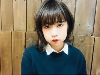 ミディアム カラー 船津武俊 フナツタケトシのヘアスタイル